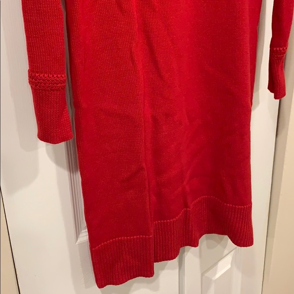 Lauren Ralph Lauren Red Sweater Dress - Picture 3 of 4